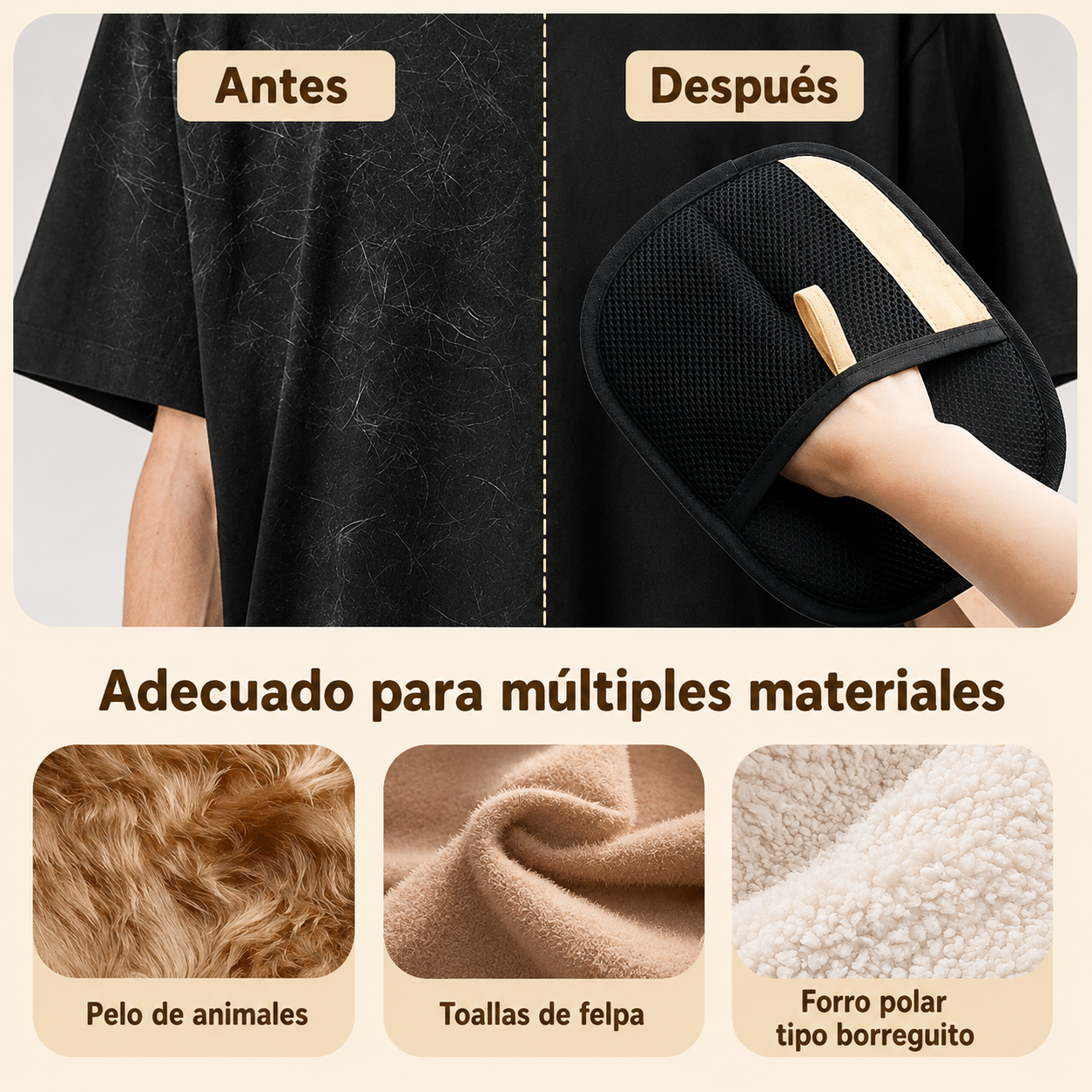 Guante Removedor de Pelos