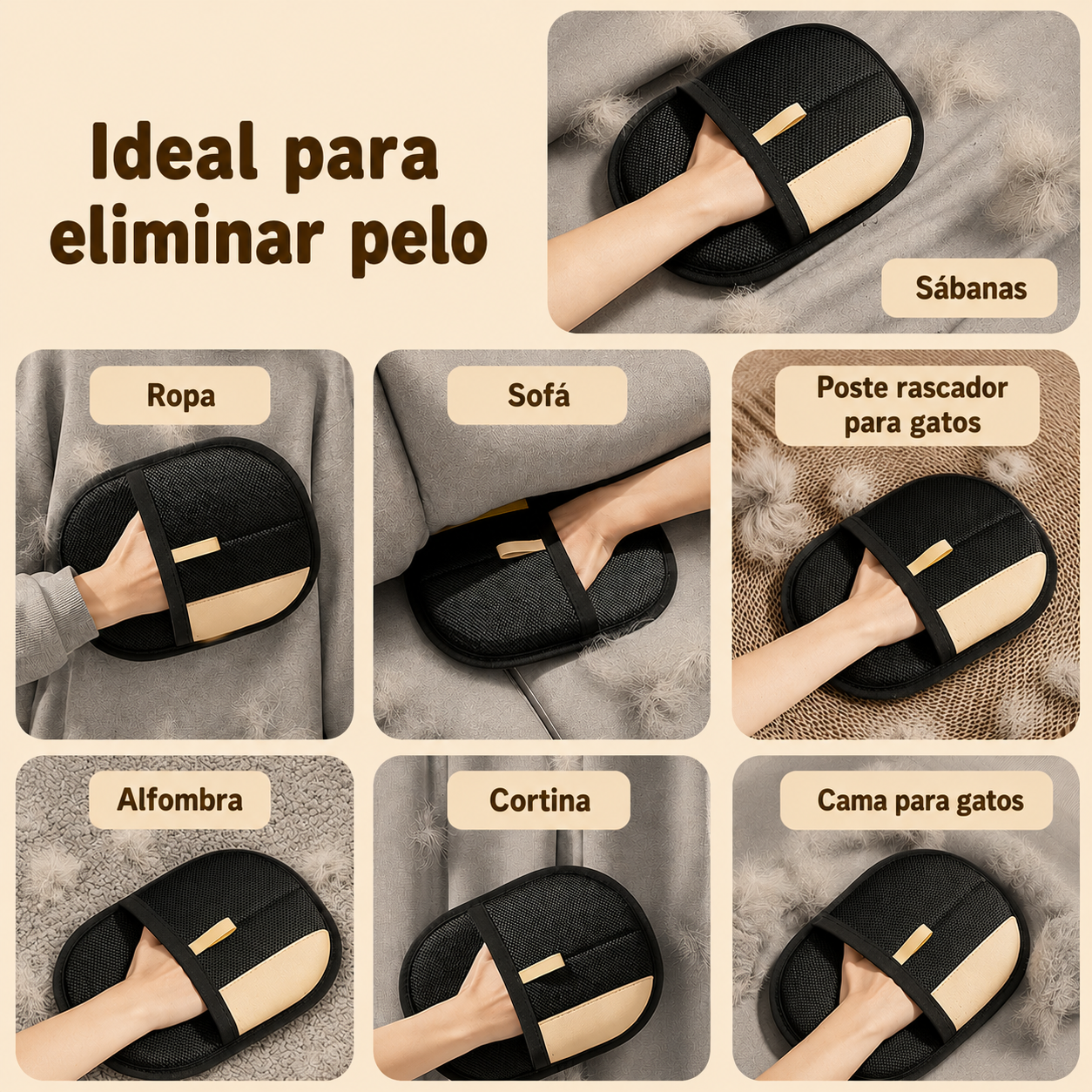 Guante Removedor de Pelos